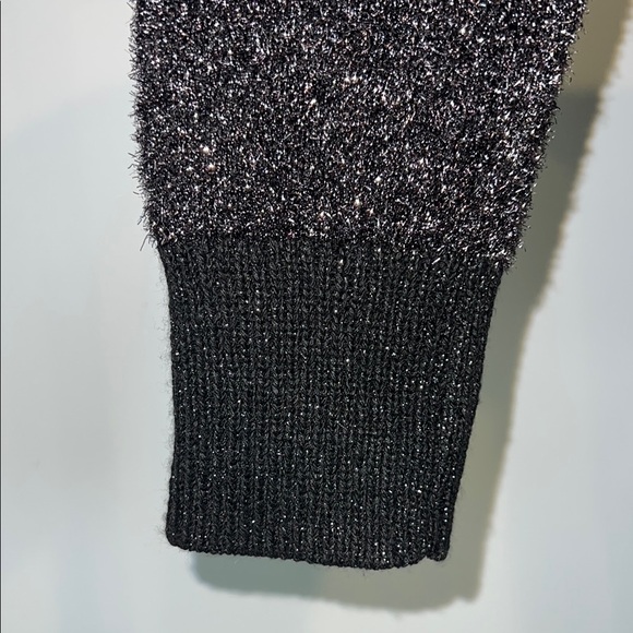 Women's Black Cardigan Sweater - Picture 6 of 7